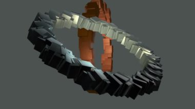 Birçok uçan küpleri güzel arka plan etkisini