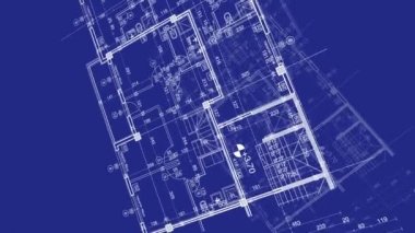 mimari arka plan: ayrıntılı ev planının taslağını şehir ile 