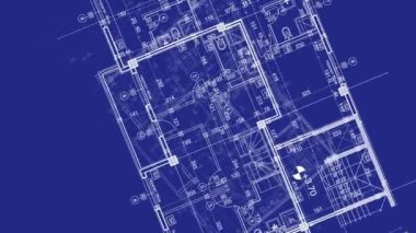 mimari arka plan: ayrıntılı ev planının taslağını şehir ile 