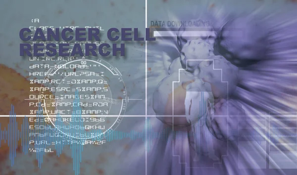 癌症细胞研究 — 图库照片