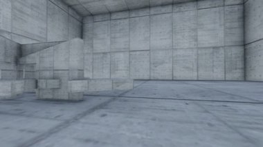 Soyut Mimarlık. Organik mimari kavramı 3D animasyon ve canlandırma