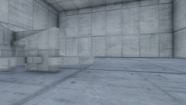 Architecture abstraite. Concept d'architecture organique.Animation et rendu 3D