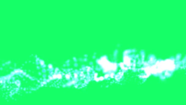 graphiques de mouvement avec des lignes blanches animées sur fond noir 