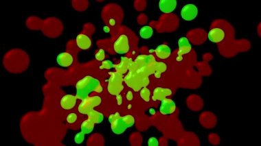 uzayda metaballs animasyon