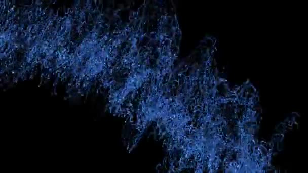 Animation avec objet vague en mouvement réalisée avec trapcode — Video