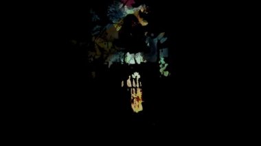 Korku Geçmişi. Korku filmi için rahatsız edici bir arka plan.