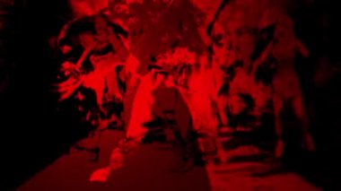 Korku Geçmişi. Korku filmi için rahatsız edici bir arka plan.