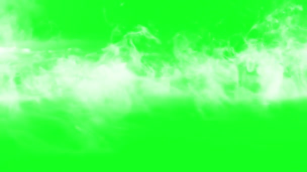 Flying Clouds Green Screen Background — Stock Video