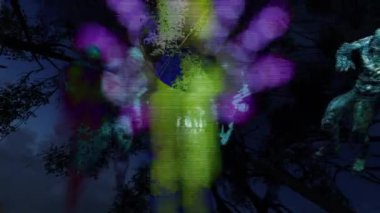 Efektli Korkunç Zombi, İki Bilgisayar Animasyonu Karışık Medya