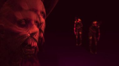 Efektli Korkunç Zombi, İki Bilgisayar Animasyonu Karışık Medya