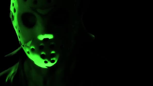 Animazione Stile Ologramma Horror Zombie Con Effetti Tecnica Mista Due — Video Stock