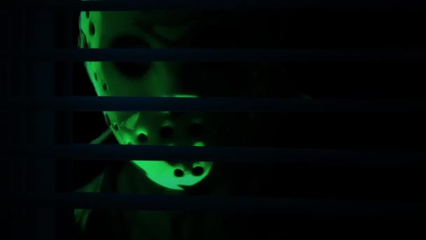 Animation Hologrammstil Horror Zombie Mit Effekten Mischtechnik Aus Zwei — Stockvideo