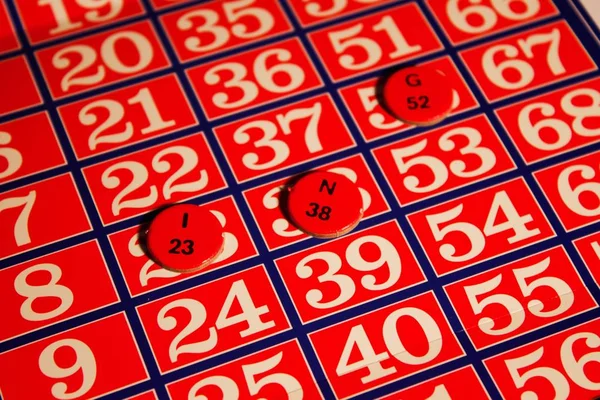 Fondo de tarjeta de bingo —  Fotos de Stock