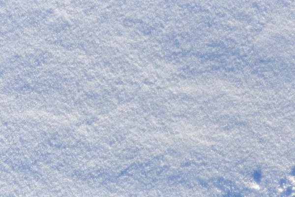 Snöig Yta Som Bakgrund Närbild — Stockfoto