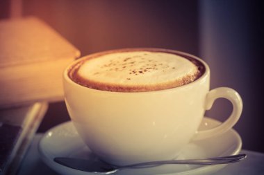 Sıcak kahve kapuçino