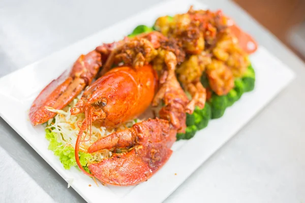 Lobster with X.O. sauce — Stock Photo, Image