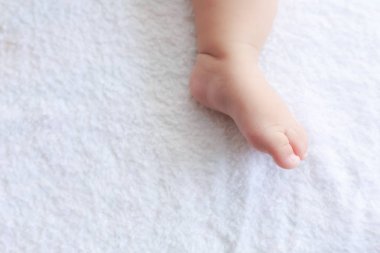 Closeup ayak bebek