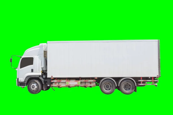 白色的送货卡车 — 图库照片