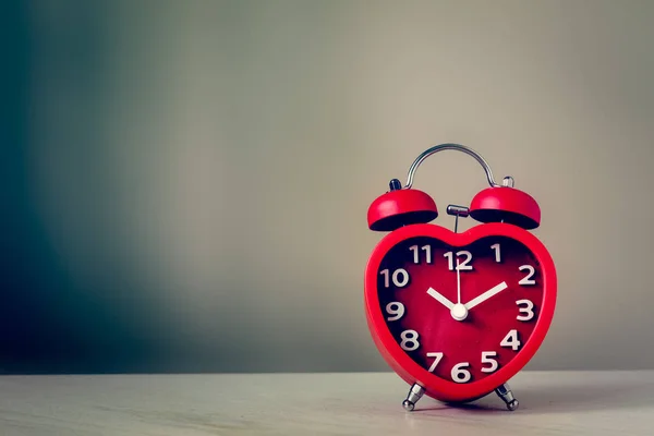 Red heart alarm clock