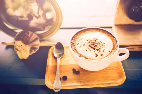 Cappuccino bebida quente — Fotografia de Stock