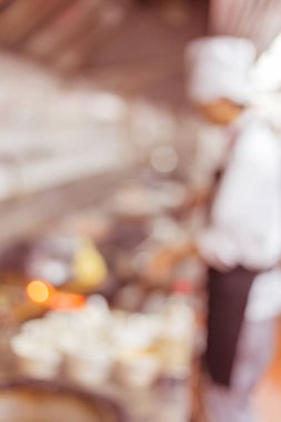 Şef yemek bulanıklık