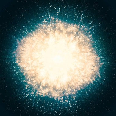 Galaxy bokeh arka plan