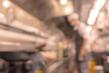 Mutfak arka plan bulanık