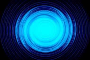 Koyu arkaplanda mavi ses dalgası rengi