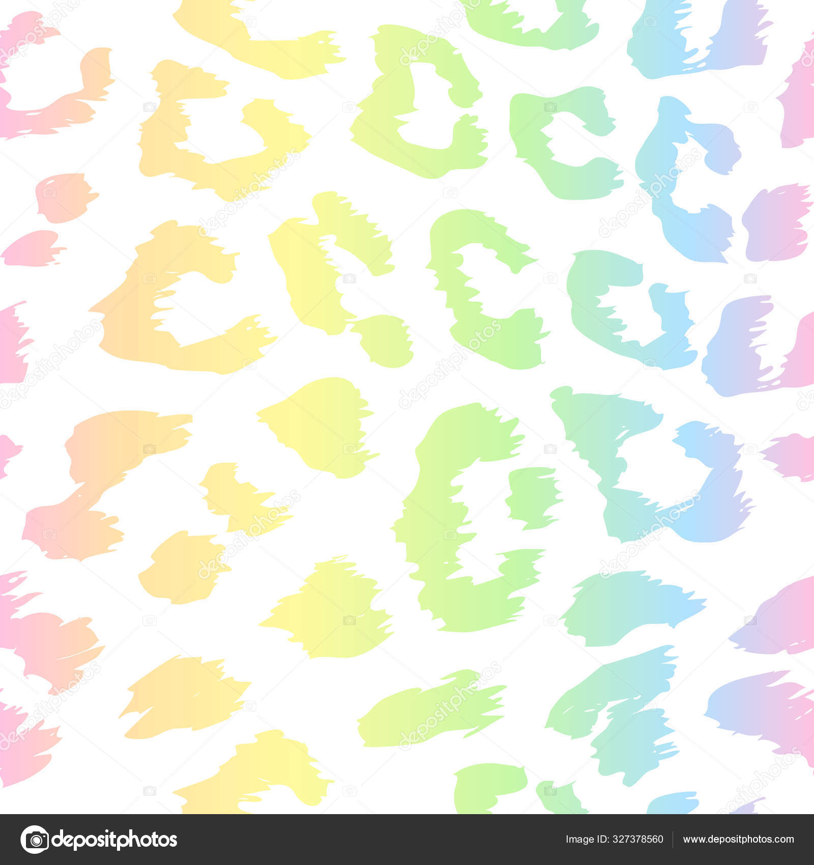 Download Rainbow Pastel Cow Print Wallpaper