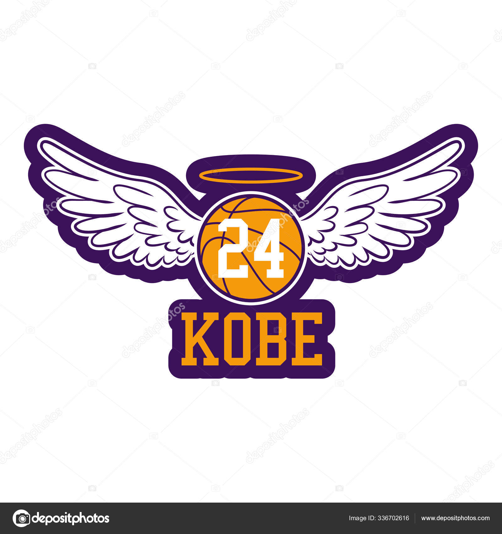 Download Angel Kobe Bryant Cartoon Wallpaper