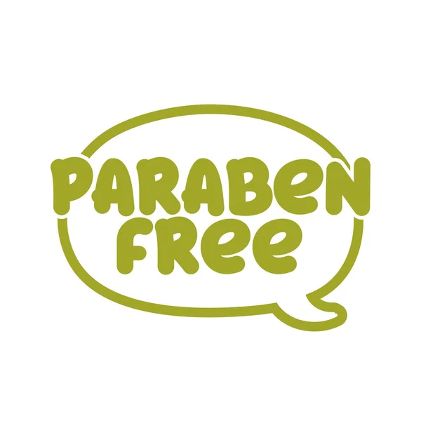 Pareben Free レーベル 手書き書道 製品成分 ラベル バッジ ステッカーやアイコン Tシャツやマグカップのベクトル要素 ベクターイラスト — ストックベクタ