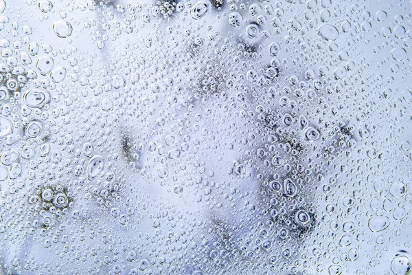 Macro of liquid substances. Water bubbles. Abstract background.