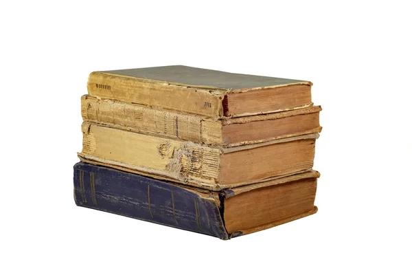 Old Torn Book Bindings White Background — Stock Photo, Image