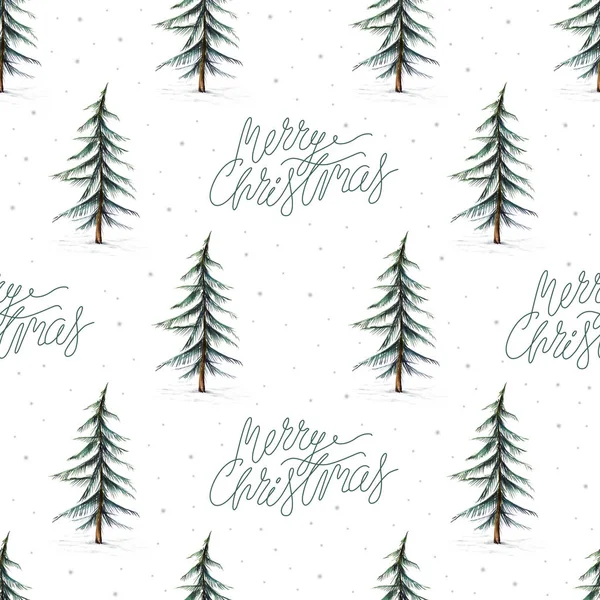 Merry Christmas Text Lettering Hand Drawn Vector Xmas Design — Stock Photo, Image