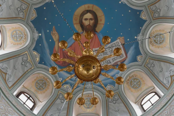 Fotografie Făcută Interiorul Bisericii Ortodoxe — Fotografie, imagine de stoc