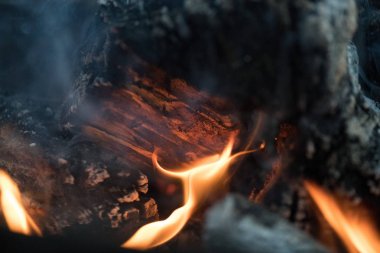 yanma ve kömürlerin Sigara