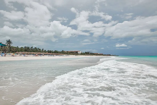 Playa Arena Junto Océano — Foto de Stock