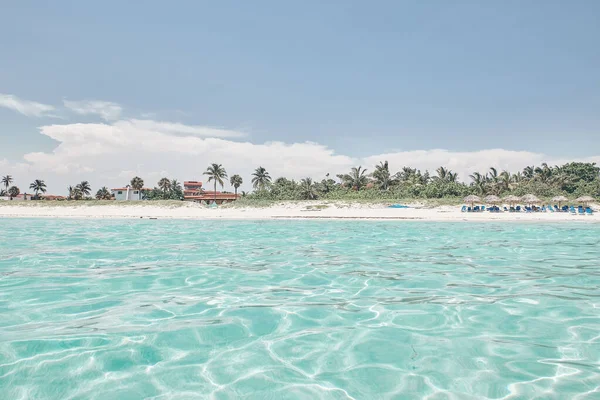 Vue Sur Plage Sable Océan — Photo