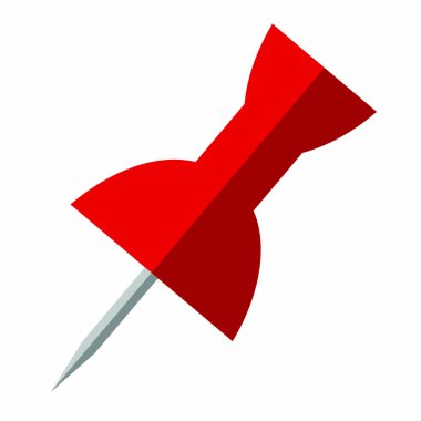 Kırmızı kağıt karanfil düğmesi