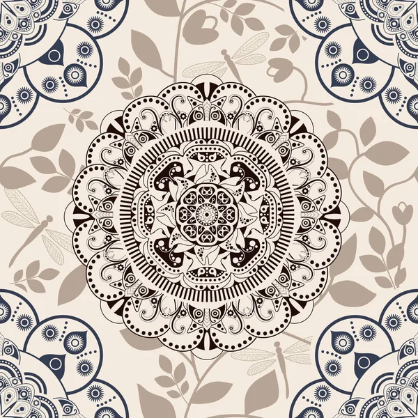 Fondo ornamental colorido — Vector de stock