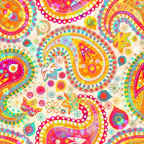 Farbenfrohe dekorative Muster. Ethnischer Hintergrund — Stockvektor