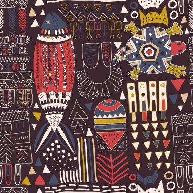 Soyut seamless modeli. Trendy geometrik öğeleri. Memphis tarzı