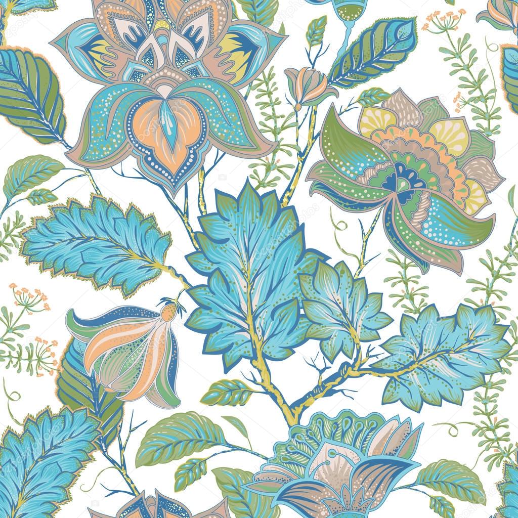Spring floral seamless pattern. Provence style