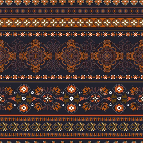 Geometrische sieraad voor weven, breien, borduren, behang, kaarten, textiel. Etnische patroon. Rand, ornament — Stockvector