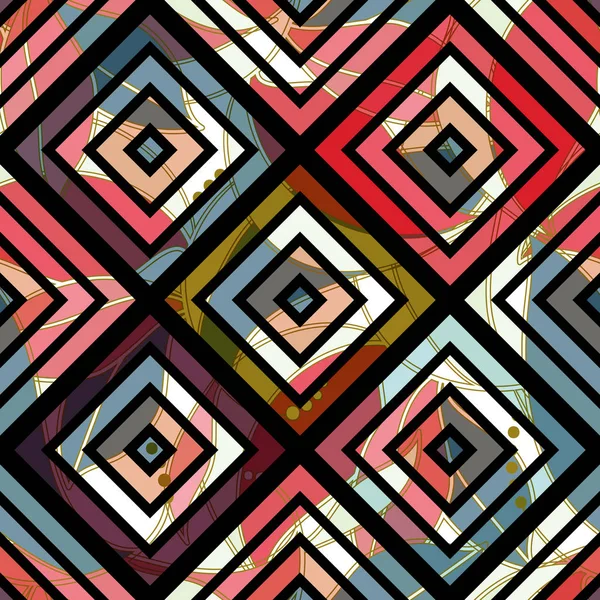 Modelul abstract colorat fără sudură. Tapet geometric — Vector de stoc