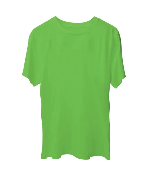 Com Estas Camisas Manga Curta Mock Green Flash Color Você — Fotografia de Stock