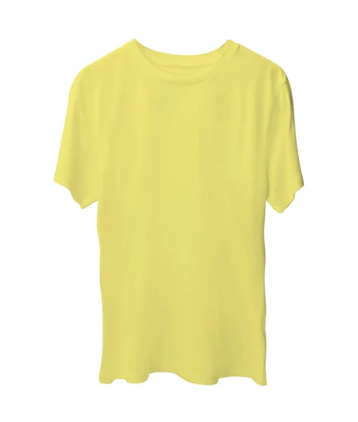 Short Sleeve Shirts Mock Lemon Verbena Color You Can Add — Stock Photo, Image