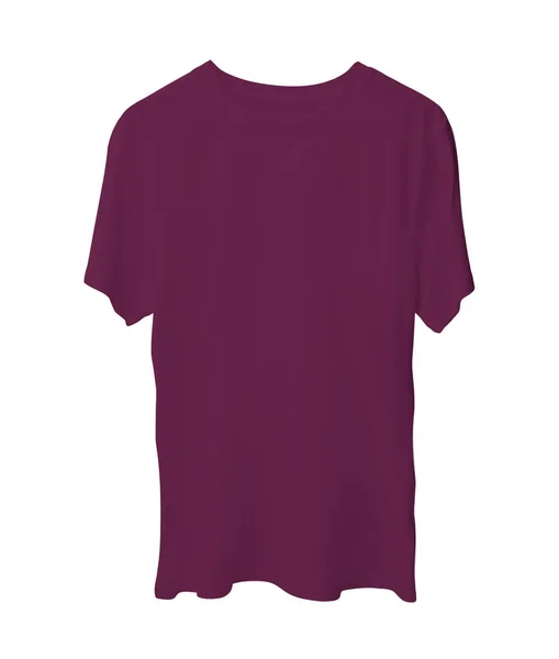 Помощью Рубашек Short Sleeve Mock Magenta Purple Color Можете Добавить — стоковое фото
