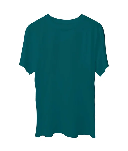 Short Sleeve Shirts Mock Shaded Spruce Color You Can Add — Stockfoto