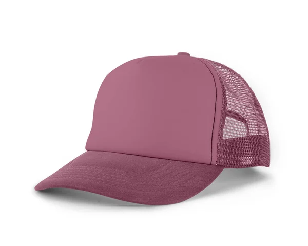 Side View Realistische Cap Mock Cashmere Rose Color Een Hoge — Stockfoto